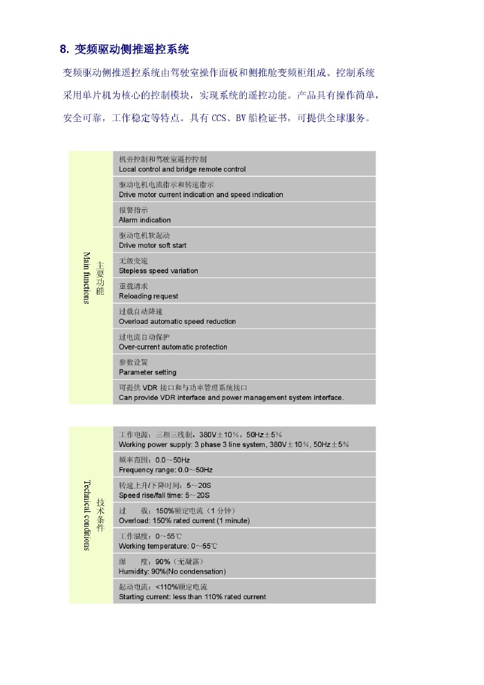 變頻驅(qū)動側(cè)推遙控系統(tǒng)